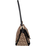 Fendi Limited FF Monogram Mini Baguette Mamma Handbag