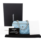 Chanel Quilted Caviar Leather Vanity Crossbody Bag