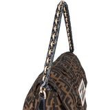 Fendi FF Monogram Jumbo Baguette Shoulder Bag