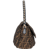 Fendi FF Monogram Jumbo Baguette Shoulder Bag