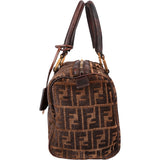Fendi FF Monogram Boston Handbag