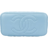 Chanel Quilted Caviar Leather Vanity Crossbody Bag