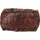 Fendi FF Monogram Boston Handbag