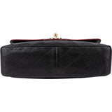 Chanel Bicolor Quilted Lambskin 24K Gold Single Flap Crossbody Bag