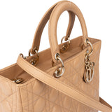 Christian Dior Quilted Lambskin Lady Dior Handbag