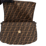 Fendi FF Monogram Jumbo Baguette Shoulder Bag