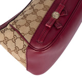 Gucci GG Monogram Ribbon Shoulder Bag