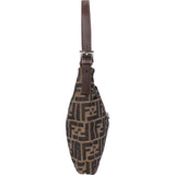 Fendi FF Monogram Baguette Buckle Shoulder Bag