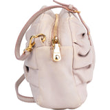 Miu Miu Pink Leather Loop Crossbody Bag