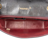 Chanel Bicolor Quilted Lambskin 24K Gold Single Flap Crossbody Bag
