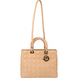 Christian Dior Quilted Lambskin Lady Dior Handbag
