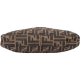 Fendi FF Monogram Baguette Buckle Shoulder Bag