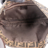 Fendi FF Monogram Baguette Buckle Shoulder Bag