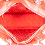 Christian Dior Rouge Quilted Leather Lady Dior Handbag