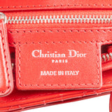 Christian Dior Rouge Quilted Leather Lady Dior Handbag