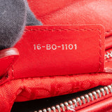 Christian Dior Rouge Quilted Leather Lady Dior Handbag