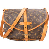 Louis Vuitton Canvas Monogram Saumur 30 Crossbody Bag