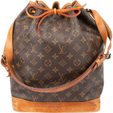 Louis Vuitton Canvas Monogram Sac Noe Grande Shoulder Bag