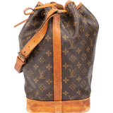 Louis Vuitton Canvas Monogram Sac Noe Grande Shoulder Bag