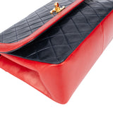 Chanel Quilted Lambskin 24K Gold Single Flap Crossbody Bag
