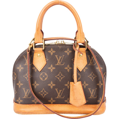 Louis Vuitton Canvas Monogram Alma BB Handbag