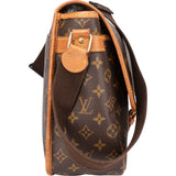 Louis Vuitton Canvas Monogram Gibeciere GM Messenger Crossbody Bag