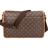 Louis Vuitton Canvas Monogram Gibeciere GM Messenger Crossbody Bag