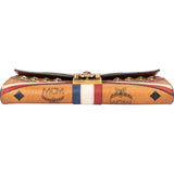 MCM Visetos Union Jack Tracy Wallet On Chain Crossbody Bag