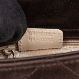 Christian Dior Limited Quilted Satin Crystal Lady Dior Handbag