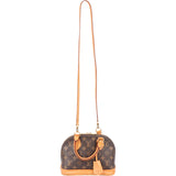 Louis Vuitton Canvas Monogram Alma BB Handbag
