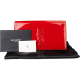 Yves Saint Laurent Red Patent Leather Clutch