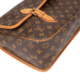 Louis Vuitton Canvas Monogram Gibeciere GM Messenger Crossbody Bag