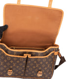 Louis Vuitton Canvas Monogram Gibeciere GM Messenger Crossbody Bag