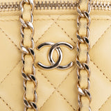 Chanel Quilted Lambskin CC Mini Vanity Handbag