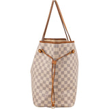 Louis Vuitton Damier Azur Monogram Neverfull GM Shopper Handbag