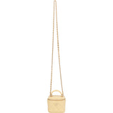 Chanel Quilted Lambskin CC Mini Vanity Handbag