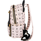 MCM Monogram Visetos Stark Studded Bicolor 2 in 1 Backpack