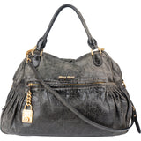 Miu Miu Quilted Leather City Handbag