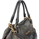 Miu Miu Quilted Leather City Handbag