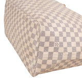 Louis Vuitton Damier Azur Monogram Neverfull GM Shopper Handbag