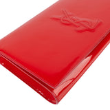 Yves Saint Laurent Red Patent Leather Clutch