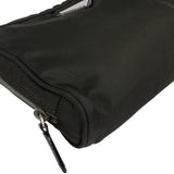 Prada Green Triangle Nylon Clutch