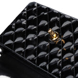 Chanel Quilted Patent Leather Small Double Face Shoulder Bag