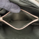 Prada Green Triangle Nylon Clutch