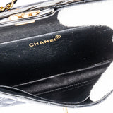 Chanel Quilted Patent Leather Small Double Face Shoulder Bag