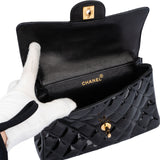 Chanel Quilted Patent Leather Small Double Face Shoulder Bag