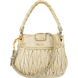 Miu Miu Quilted Leather Handbag