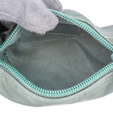 Prada Green Nylon Triangle Pouch