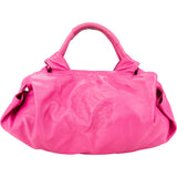 Loewe Pink Leather Mistral Handbag