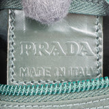 Prada Green Nylon Triangle Pouch